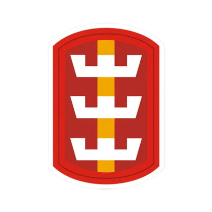 130th Engineer Brigade (U.S. Army) STICKER Vinyl Kiss-Cut Decal 2 Inch White - The Sticker Space