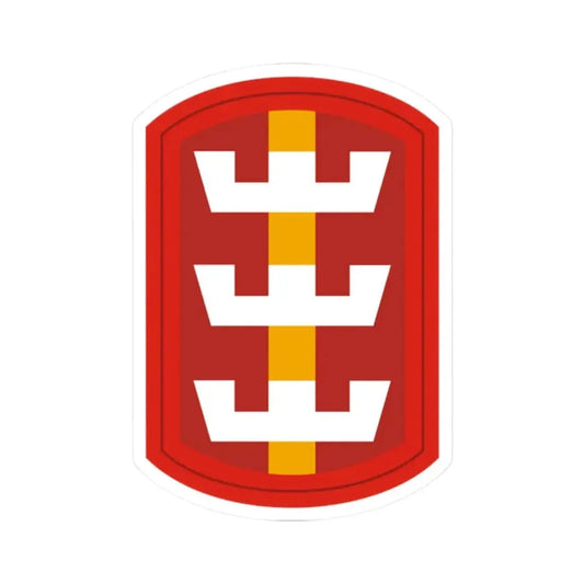 130th Engineer Brigade (U.S. Army) STICKER Vinyl Kiss-Cut Decal 2 Inch White - The Sticker Space