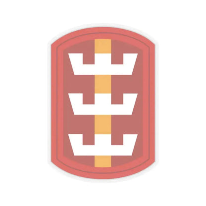130th Engineer Brigade (U.S. Army) STICKER Vinyl Kiss-Cut Decal 6 Inch Transparent - The Sticker Space
