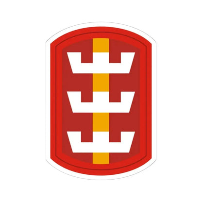 130th Engineer Brigade (U.S. Army) STICKER Vinyl Kiss-Cut Decal 6 Inch White - The Sticker Space
