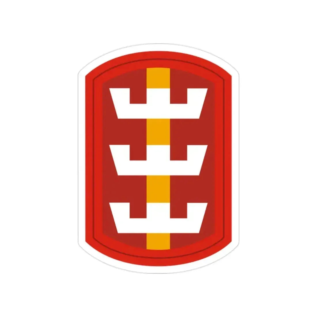 130th Engineer Brigade (U.S. Army) Transparent STICKER Die-Cut Vinyl Decal 2 Inch - The Sticker Space