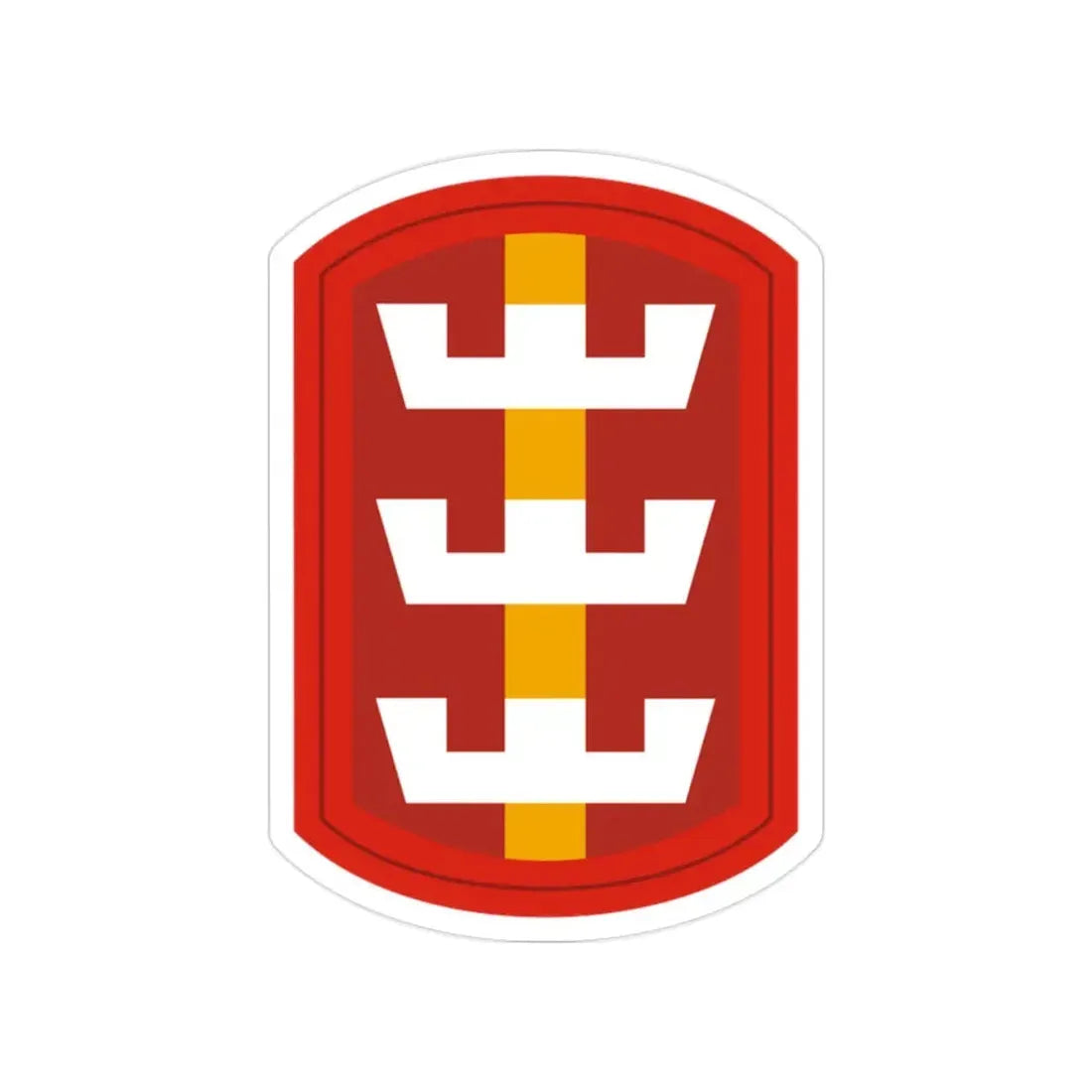 130th Engineer Brigade (U.S. Army) Transparent STICKER Die-Cut Vinyl Decal 2 Inch - The Sticker Space