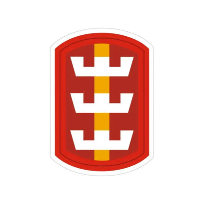 130th Engineer Brigade (U.S. Army) Transparent STICKER Die-Cut Vinyl Decal 4 Inch - The Sticker Space