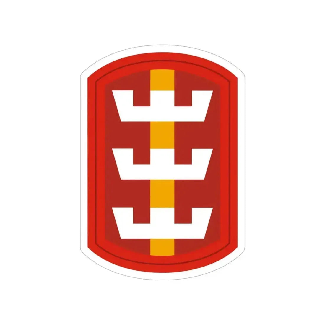 130th Engineer Brigade (U.S. Army) Transparent STICKER Die-Cut Vinyl Decal 6 Inch - The Sticker Space