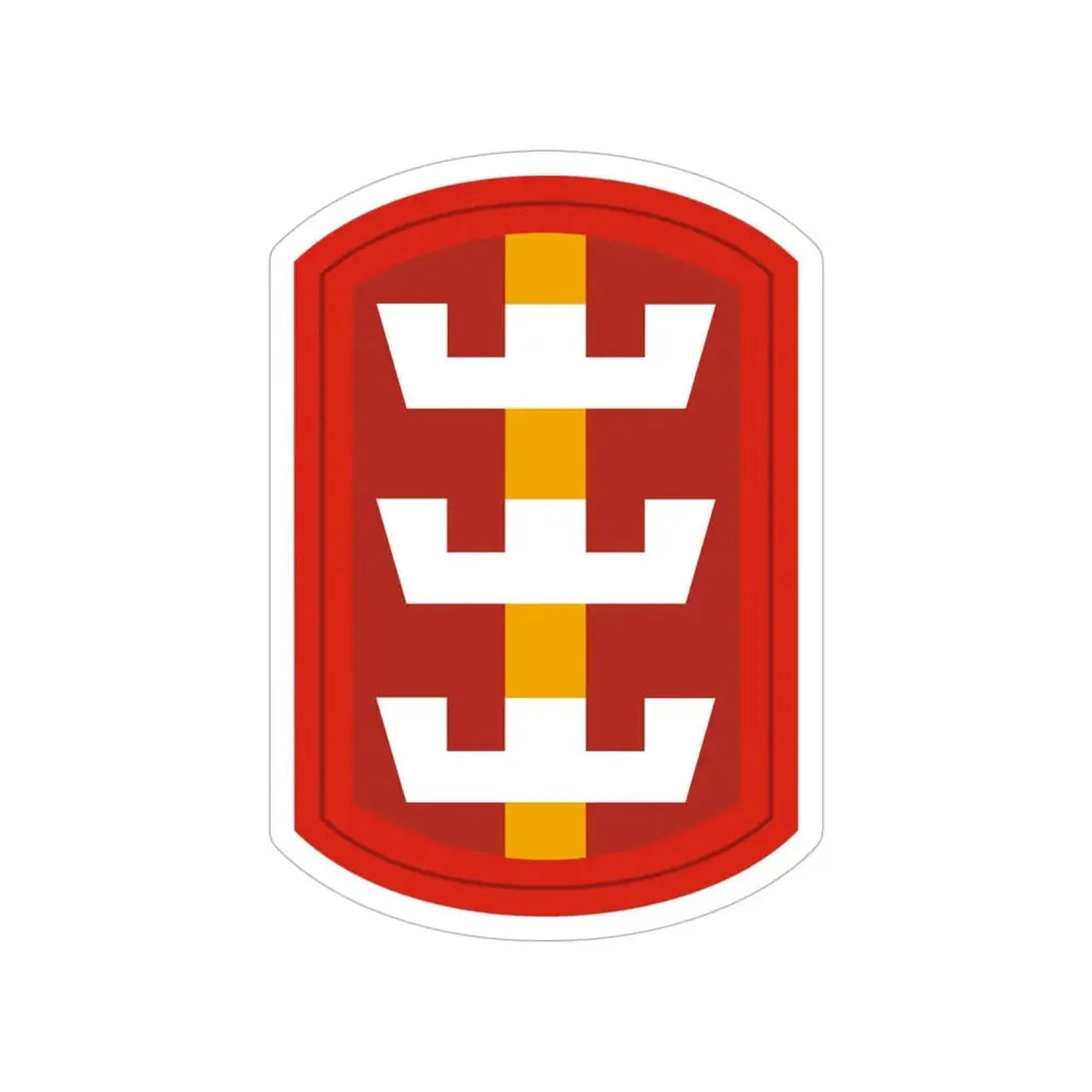 130th Engineer Brigade (U.S. Army) Transparent STICKER Die-Cut Vinyl Decal - The Sticker Space