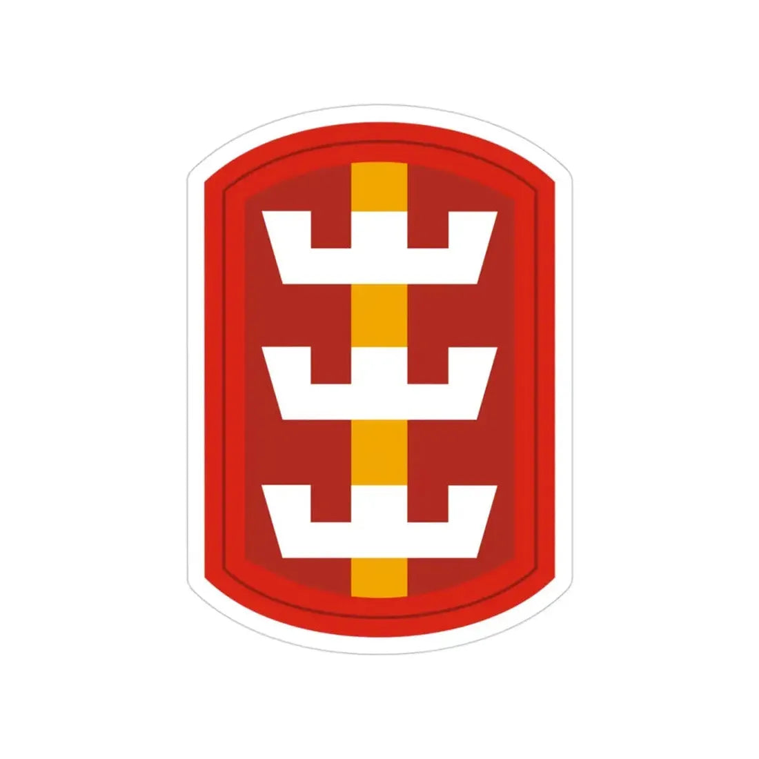 130th Engineer Brigade (U.S. Army) Transparent STICKER Die-Cut Vinyl Decal - The Sticker Space