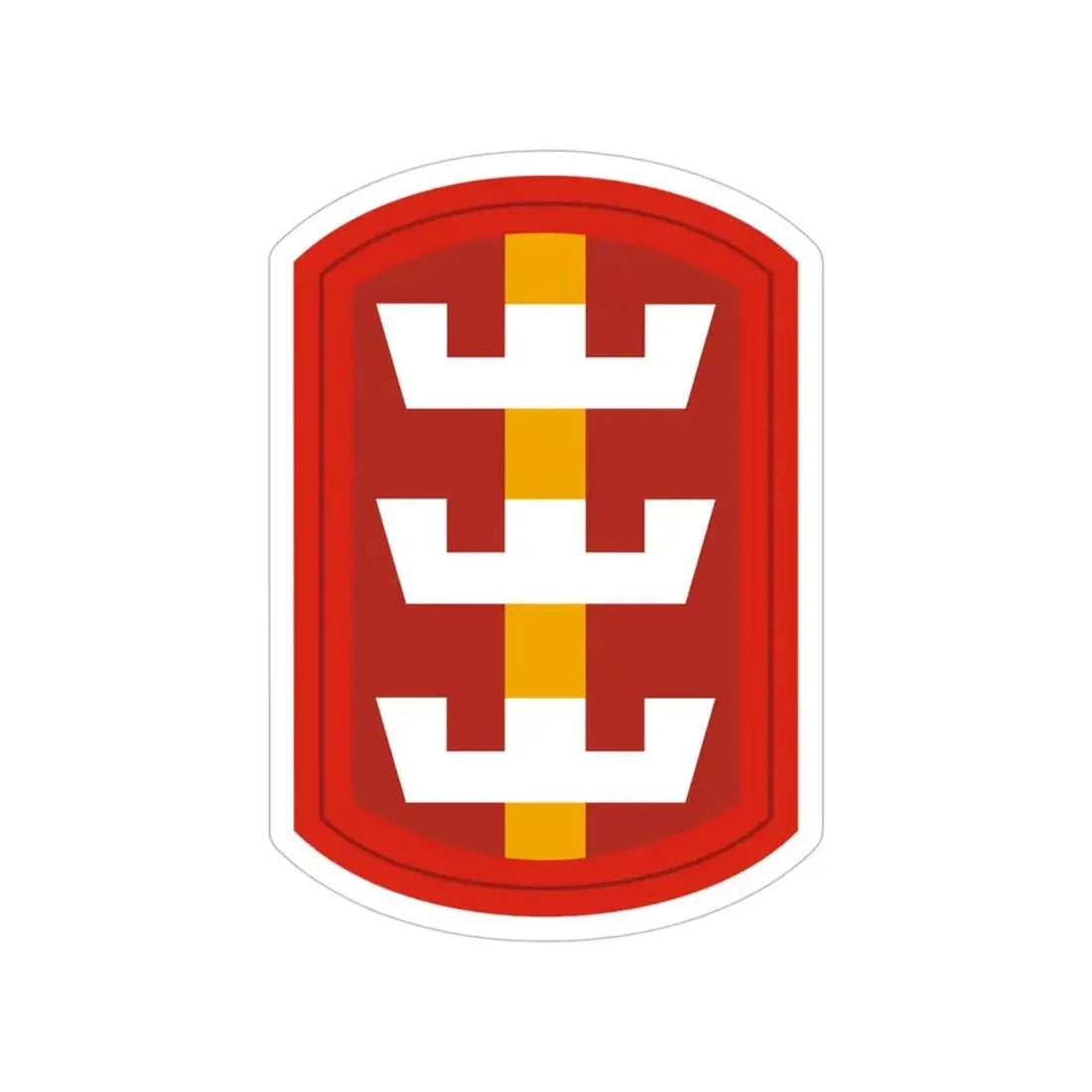 130th Engineer Brigade (U.S. Army) Transparent STICKER Die-Cut Vinyl Decal - The Sticker Space