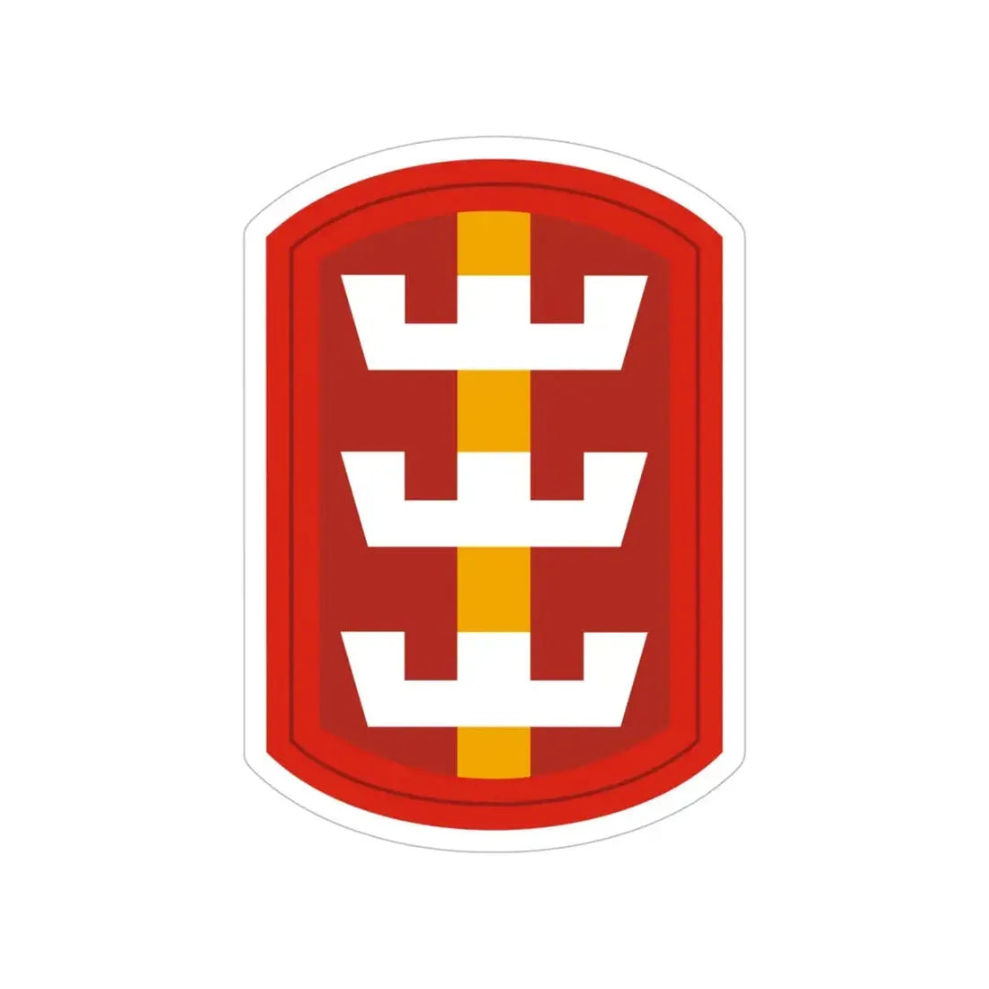 130th Engineer Brigade (U.S. Army) Transparent STICKER Die-Cut Vinyl Decal - The Sticker Space