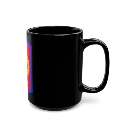 130th Field Artillery Brigade (U.S. Army) Black Coffee Mug-The Sticker Space