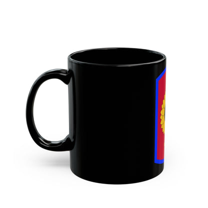 130th Field Artillery Brigade (U.S. Army) Black Coffee Mug-The Sticker Space