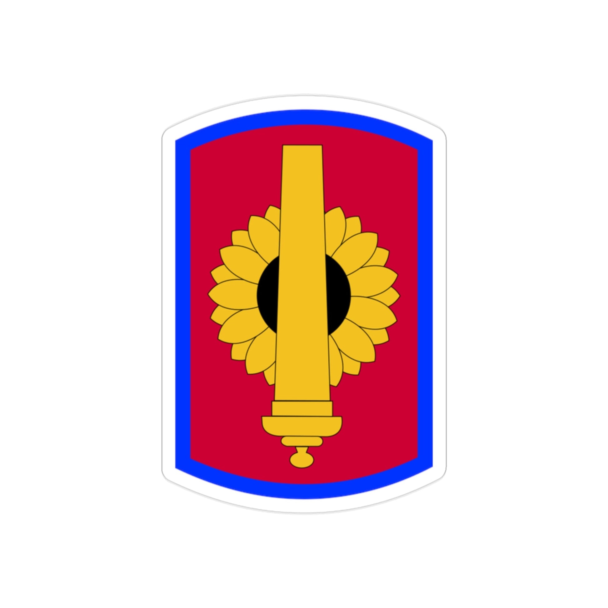 130th Field Artillery Brigade (U.S. Army) REVERSE PRINT Transparent STICKER-2 Inch-The Sticker Space