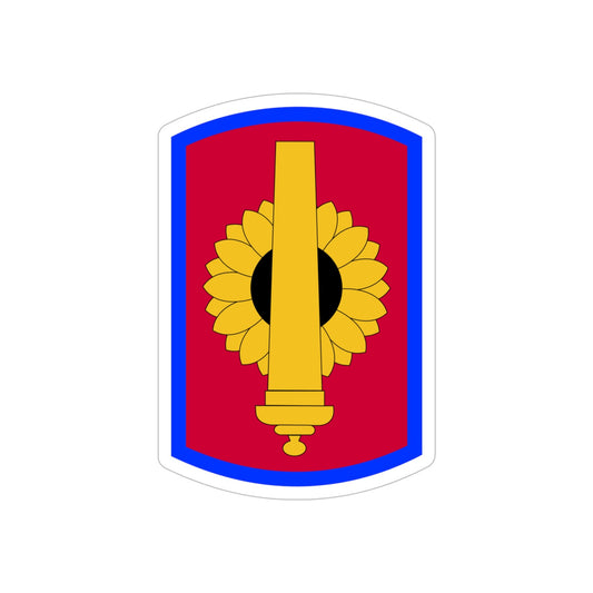 130th Field Artillery Brigade (U.S. Army) REVERSE PRINT Transparent STICKER-6 Inch-The Sticker Space