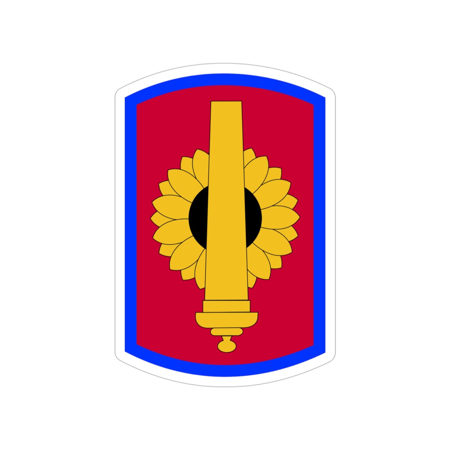 130th Field Artillery Brigade (U.S. Army) Transparent STICKER Die-Cut Vinyl Decal-4 Inch-The Sticker Space