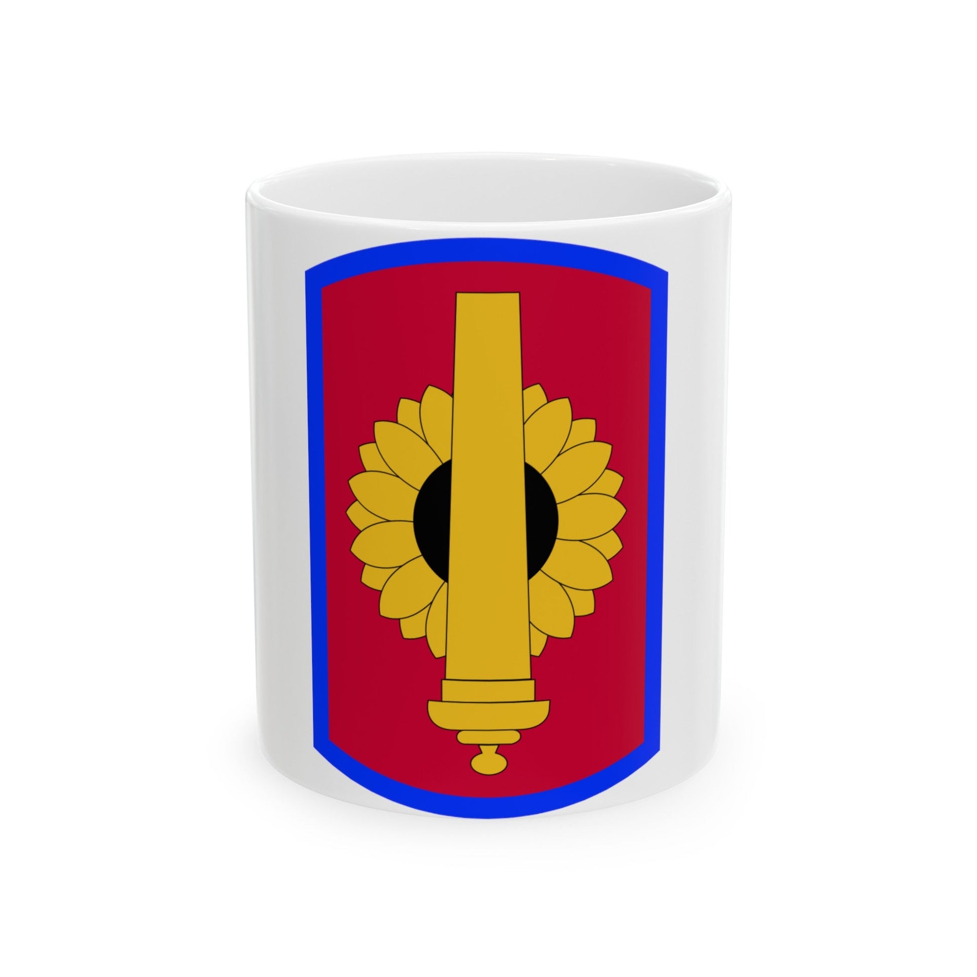 130th Field Artillery Brigade (U.S. Army) White Coffee Mug-11oz-The Sticker Space