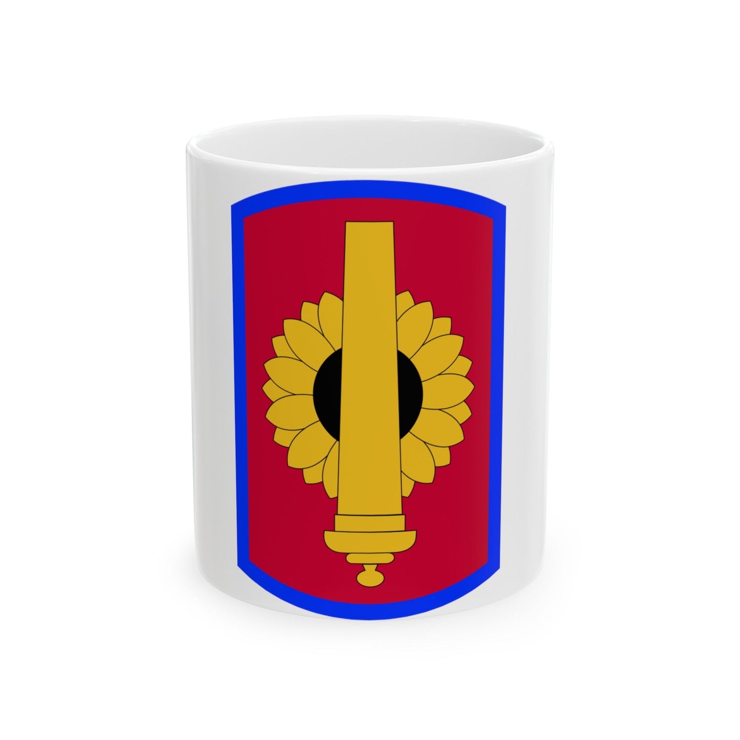 130th Field Artillery Brigade (U.S. Army) White Coffee Mug-11oz-The Sticker Space