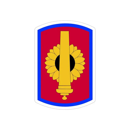 130th Field Artillery Brigade (U.S. Army) REVERSE PRINT Transparent Die-Cut STICKER - The Sticker Space