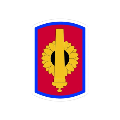 130th Field Artillery Brigade (U.S. Army) REVERSE PRINT Transparent Die-Cut STICKER - The Sticker Space