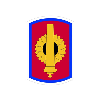 130th Field Artillery Brigade (U.S. Army) REVERSE PRINT Transparent Die-Cut STICKER - The Sticker Space