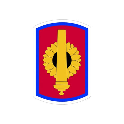 130th Field Artillery Brigade (U.S. Army) REVERSE PRINT Transparent Die-Cut STICKER - The Sticker Space