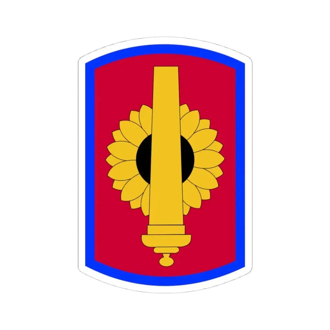 130th Field Artillery Brigade (U.S. Army) STICKER Vinyl Kiss-Cut Decal 4 Inch White - The Sticker Space