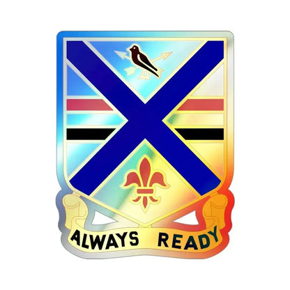 130th Infantry Regiment (U.S. Army) Holographic STICKER Die-Cut Vinyl Decal 3 Inch Holographic - The Sticker Space
