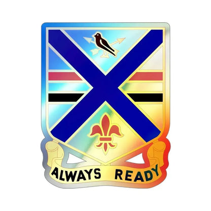 130th Infantry Regiment (U.S. Army) Holographic STICKER Die-Cut Vinyl Decal 5 Inch Holographic - The Sticker Space