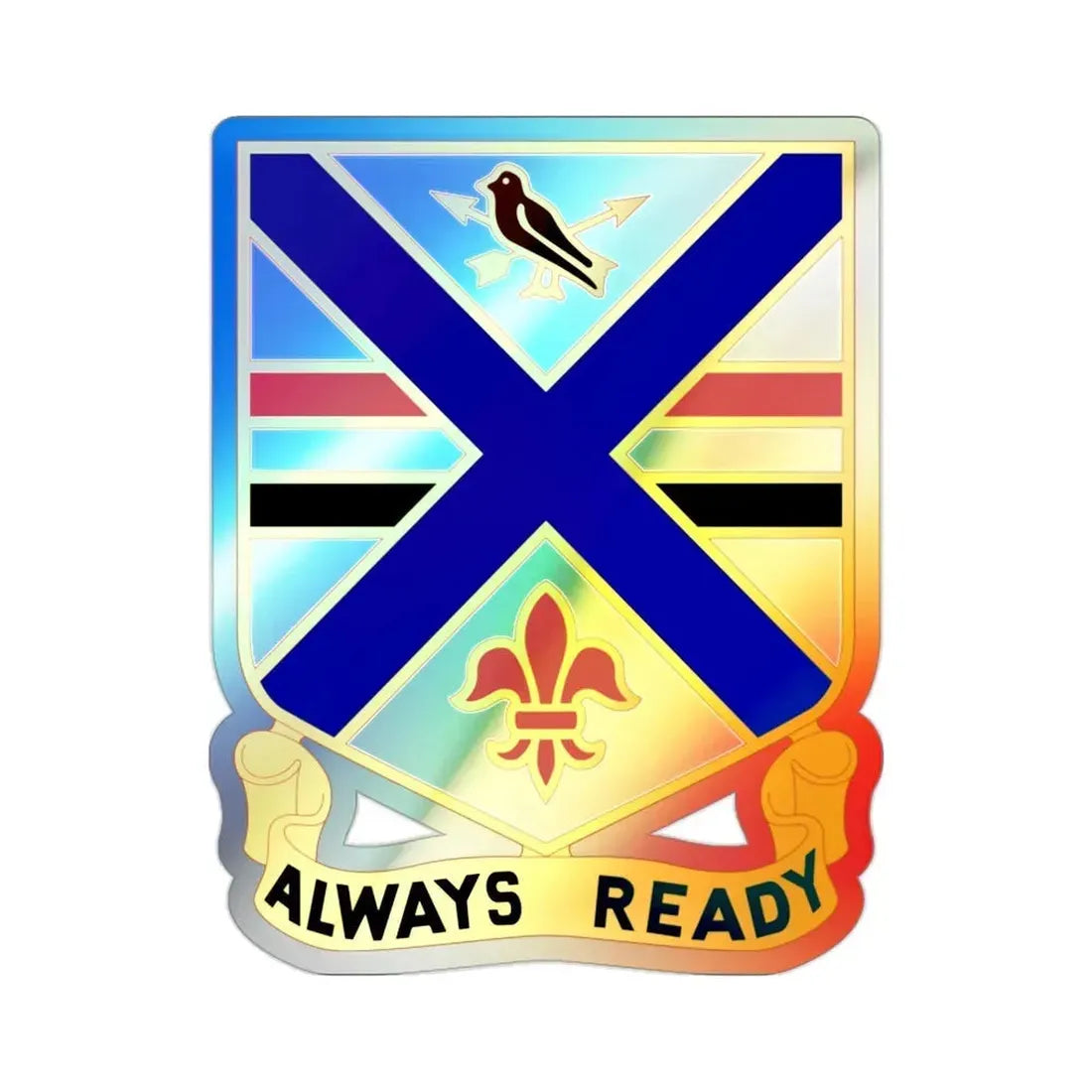 130th Infantry Regiment (U.S. Army) Holographic STICKER Die-Cut Vinyl Decal - The Sticker Space