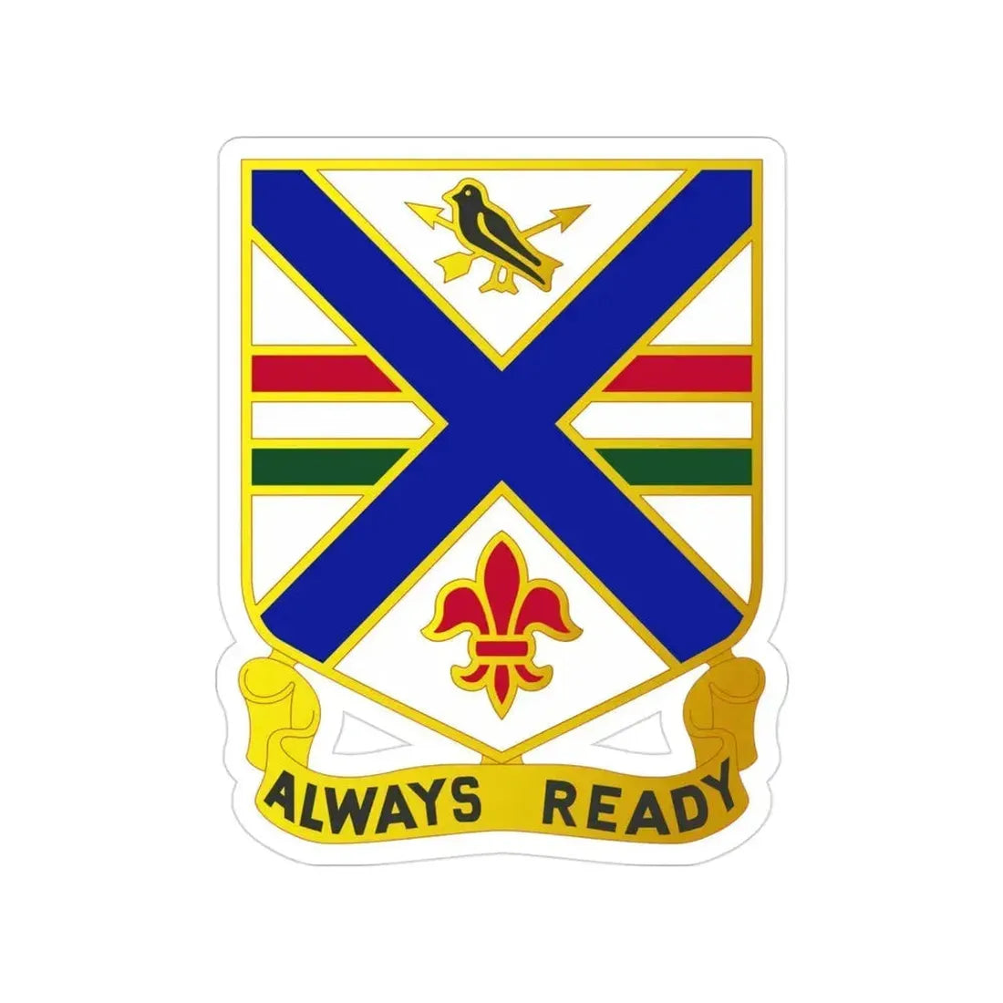 130th Infantry Regiment (U.S. Army) Transparent STICKER Die-Cut Vinyl Decal 3 Inch - The Sticker Space