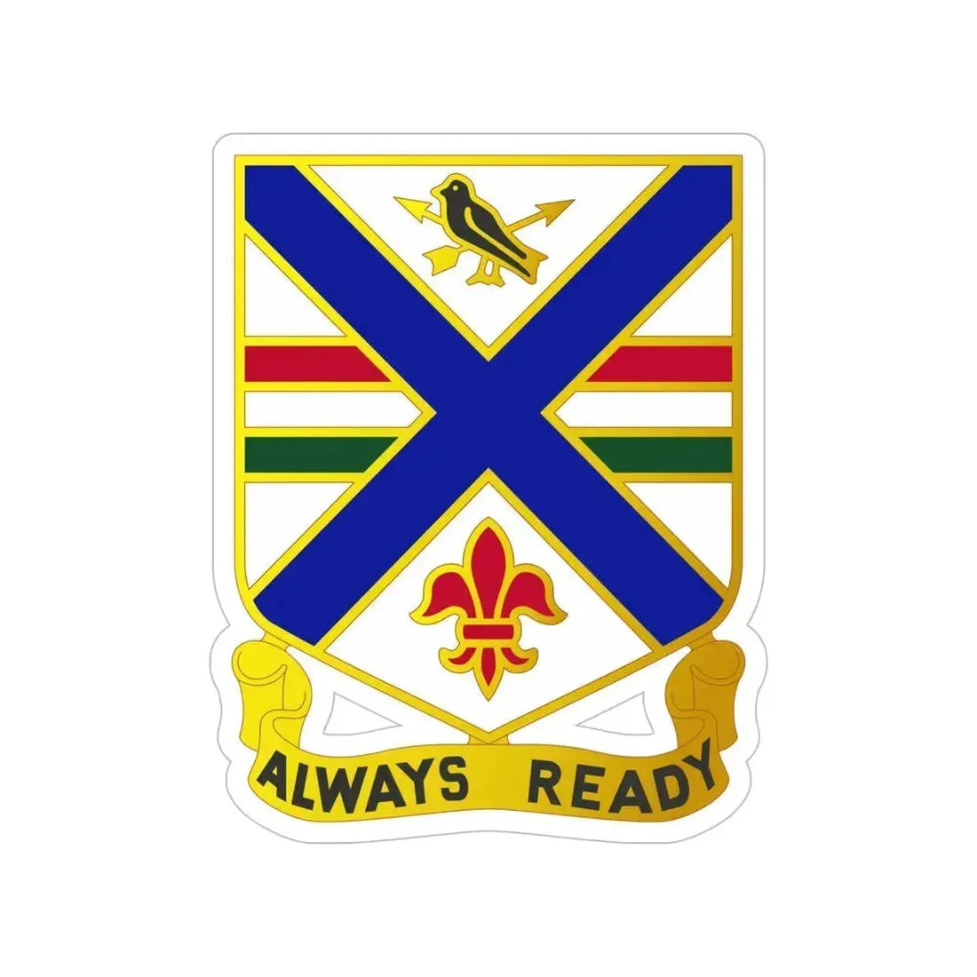 130th Infantry Regiment (U.S. Army) Transparent STICKER Die-Cut Vinyl Decal 6 Inch - The Sticker Space