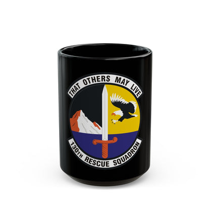 130th Rescue Squadron (U.S. Air Force) Black Coffee Mug-15oz-The Sticker Space