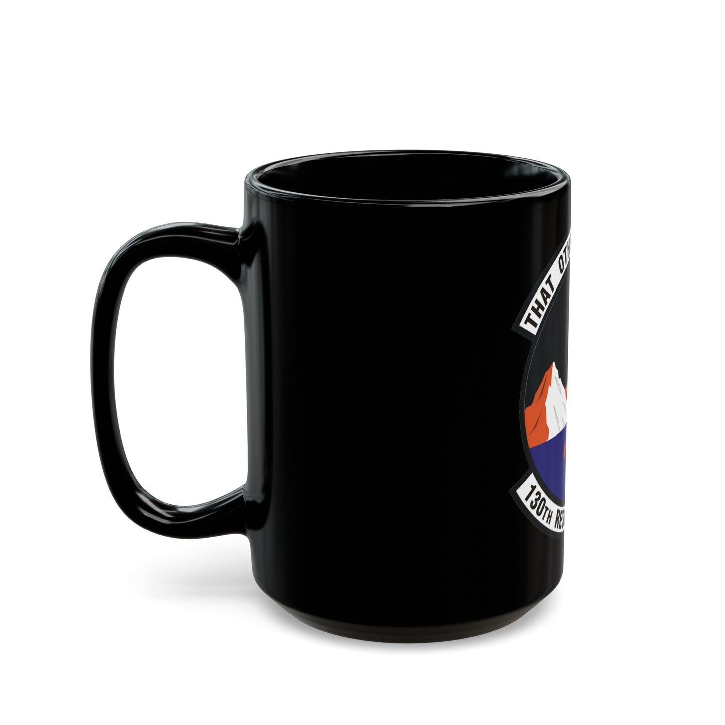 130th Rescue Squadron (U.S. Air Force) Black Coffee Mug-The Sticker Space