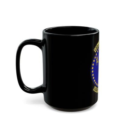 130th Services Flight (U.S. Air Force) Black Coffee Mug-The Sticker Space