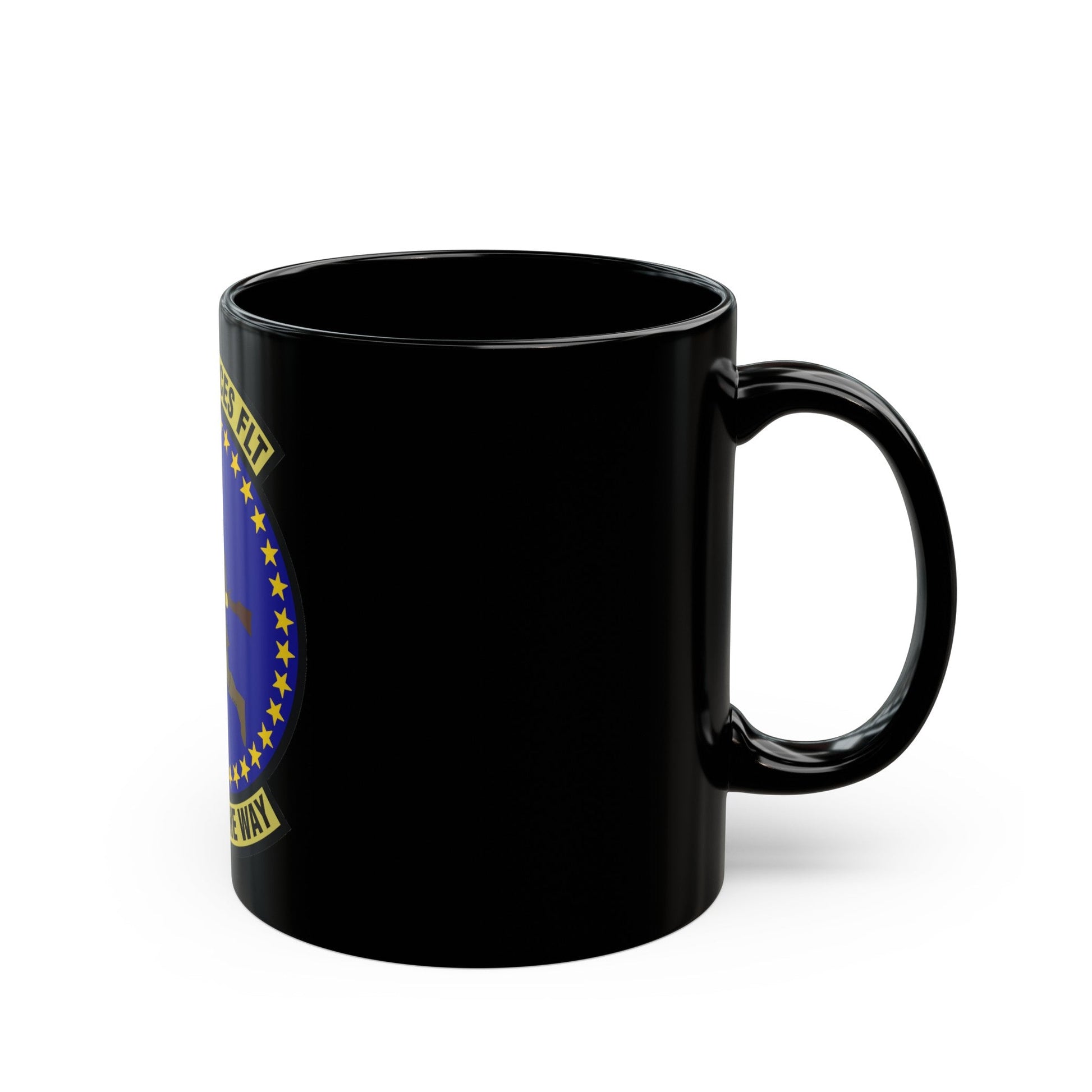 130th Services Flight (U.S. Air Force) Black Coffee Mug-The Sticker Space