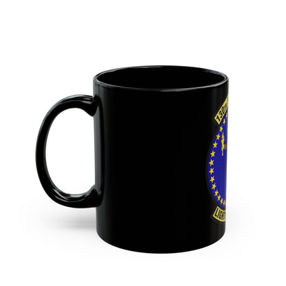 130th Services Flight (U.S. Air Force) Black Coffee Mug-The Sticker Space