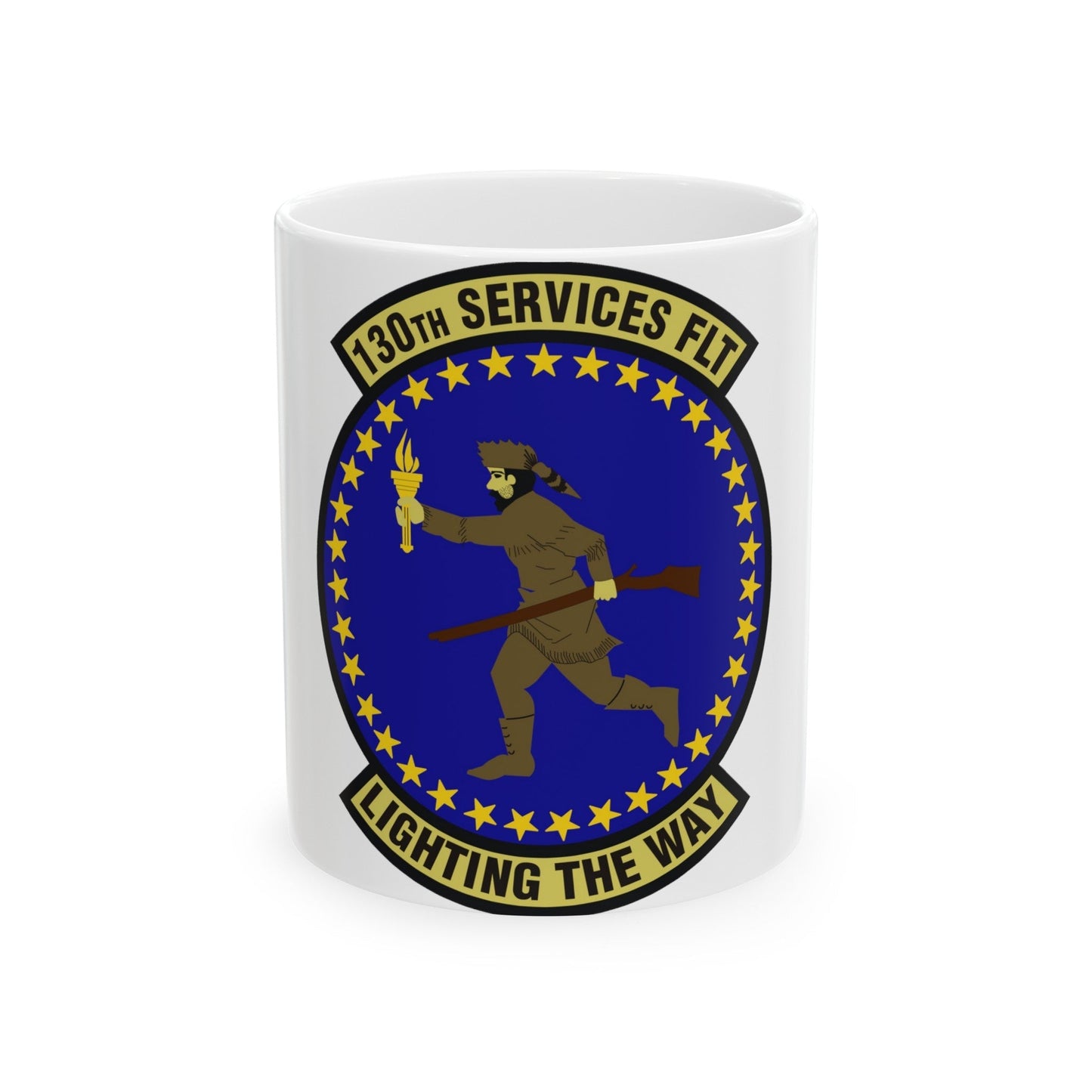 130th Services Flight (U.S. Air Force) White Coffee Mug-11oz-The Sticker Space