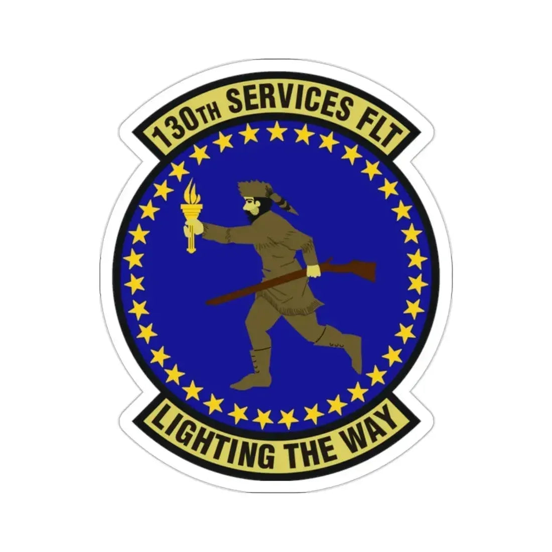 130th Services Flight (U.S. Air Force) STICKER Vinyl Die-Cut Decal - The Sticker Space
