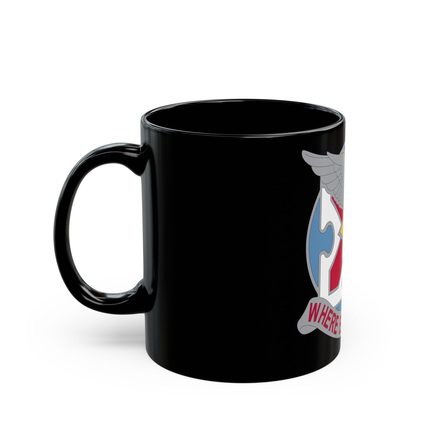 131 Aviation Regiment (U.S. Army) Black Coffee Mug-The Sticker Space