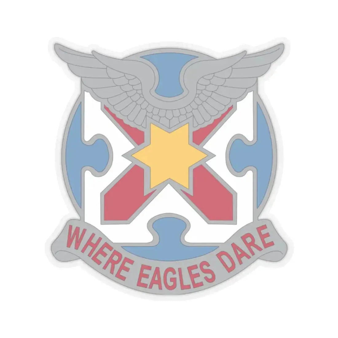 131 Aviation Regiment (U.S. Army) STICKER Vinyl Kiss-Cut Decal 2 Inch Transparent - The Sticker Space