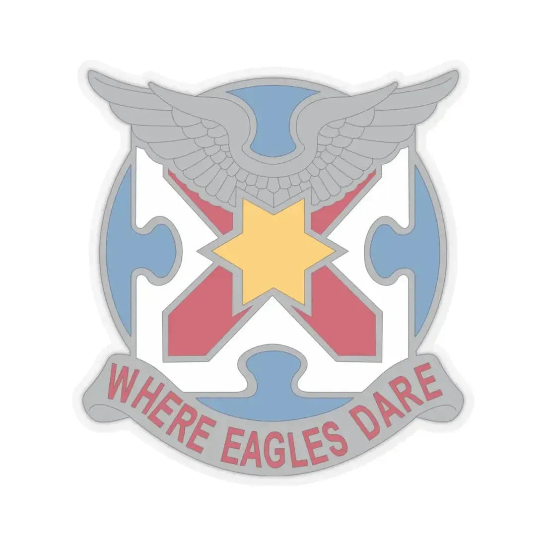 131 Aviation Regiment (U.S. Army) STICKER Vinyl Kiss-Cut Decal 4 Inch Transparent - The Sticker Space