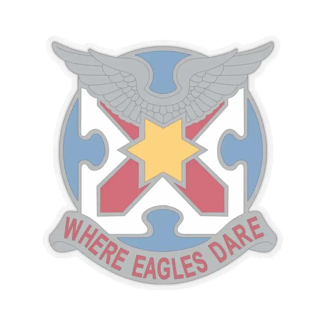 131 Aviation Regiment (U.S. Army) STICKER Vinyl Kiss-Cut Decal 6 Inch Transparent - The Sticker Space