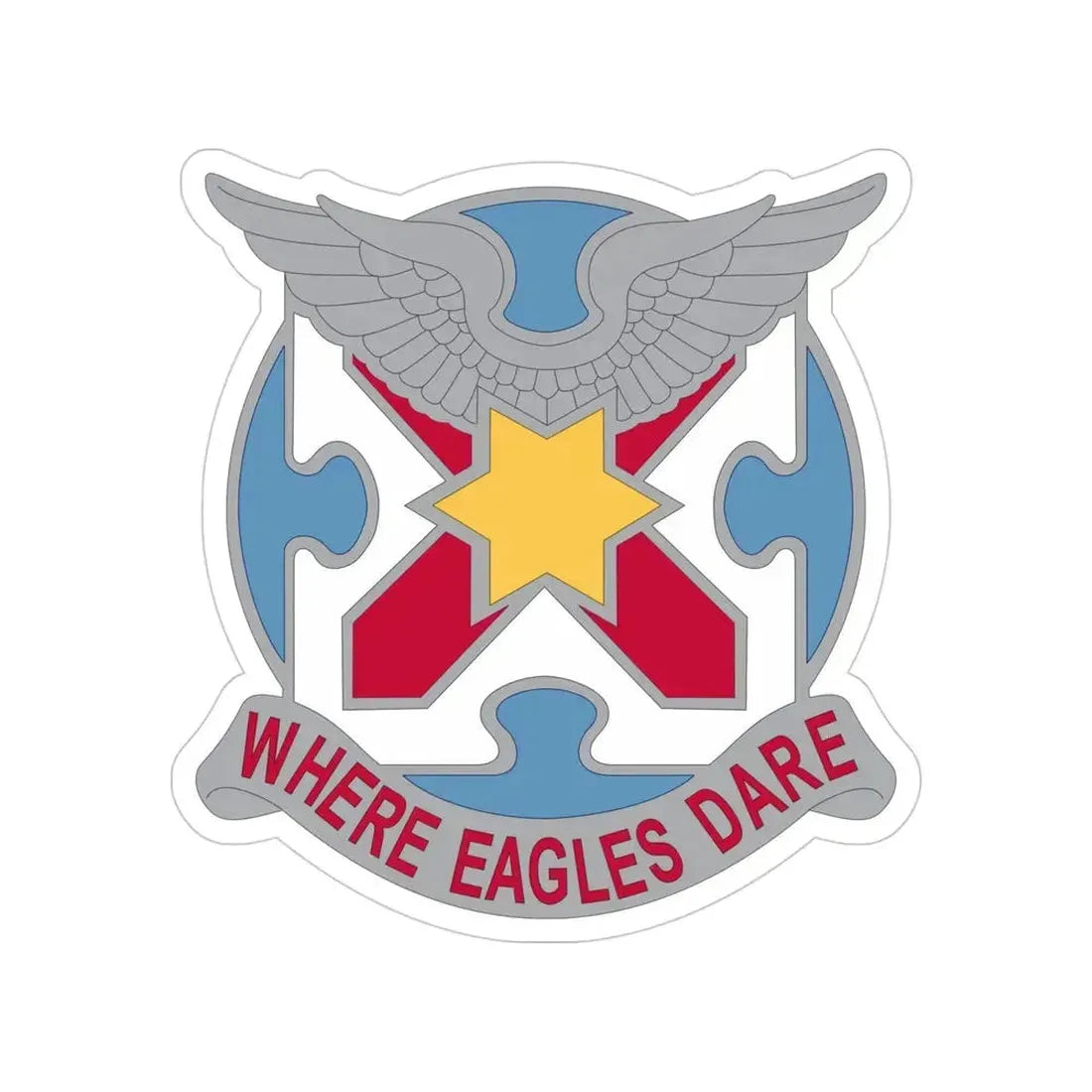 131 Aviation Regiment (U.S. Army) Transparent STICKER Die-Cut Vinyl Decal 4 Inch - The Sticker Space