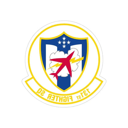 131 Fighter Squadron (U.S. Air Force) REVERSE PRINT Transparent Die-Cut STICKER - The Sticker Space