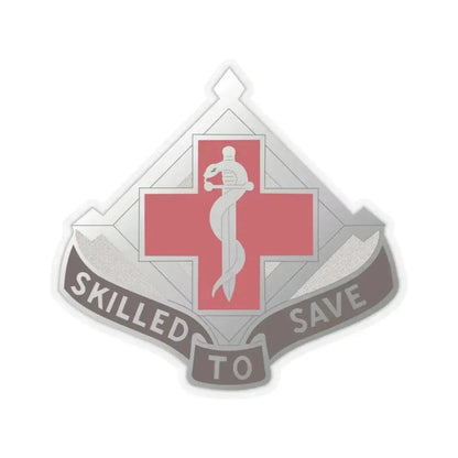 131 Surgical Hospital (U.S. Army) STICKER Vinyl Kiss-Cut Decal 3 Inch Transparent - The Sticker Space