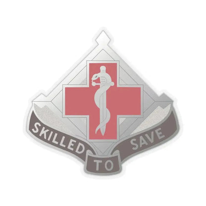 131 Surgical Hospital (U.S. Army) STICKER Vinyl Kiss-Cut Decal 4 Inch Transparent - The Sticker Space