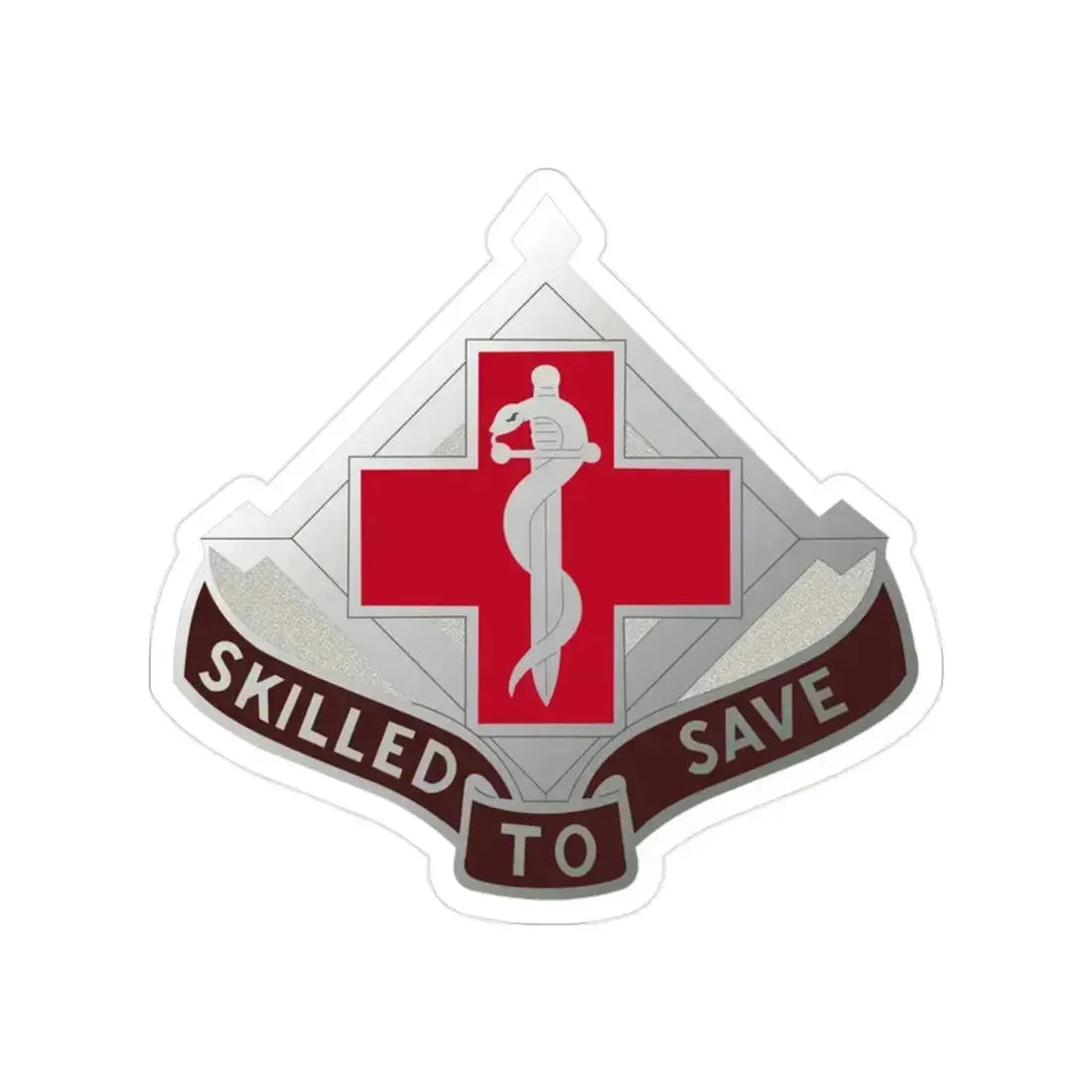 131 Surgical Hospital (U.S. Army) Transparent STICKER Die-Cut Vinyl Decal 2 Inch - The Sticker Space