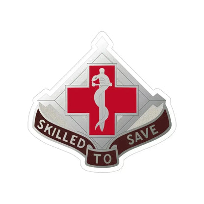 131 Surgical Hospital (U.S. Army) Transparent STICKER Die-Cut Vinyl Decal 4 Inch - The Sticker Space