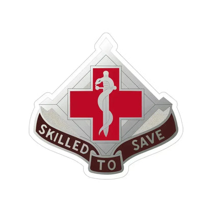 131 Surgical Hospital (U.S. Army) Transparent STICKER Die-Cut Vinyl Decal 6 Inch - The Sticker Space