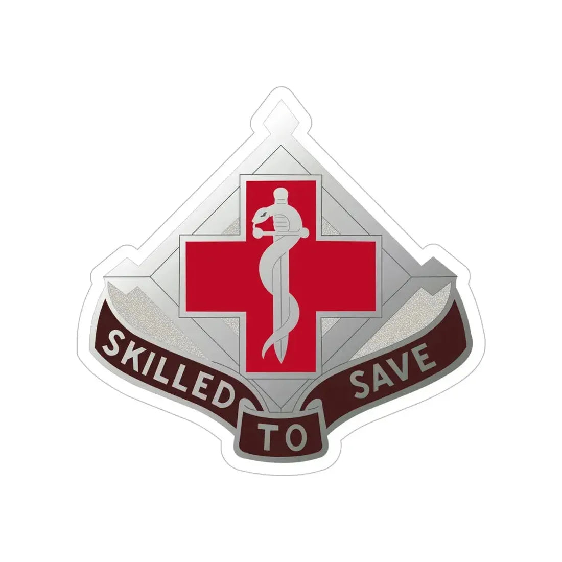 131 Surgical Hospital (U.S. Army) Transparent STICKER Die-Cut Vinyl Decal - The Sticker Space