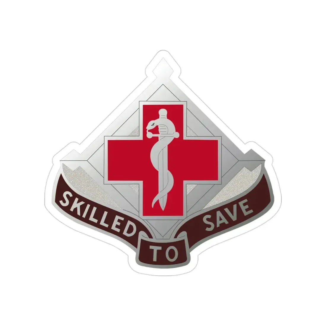 131 Surgical Hospital (U.S. Army) Transparent STICKER Die-Cut Vinyl Decal - The Sticker Space