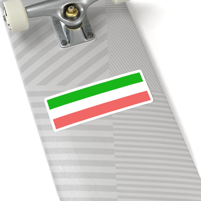 Civil flag of Persia 1907-1933 (Iran) STICKER Vinyl Kiss-Cut Decal
